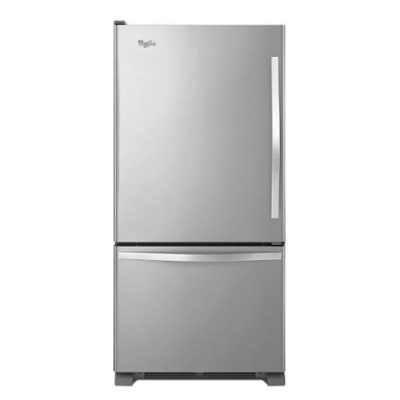 Whirlpool® WRB329LFBM 19 cu. ft. Bottom-Freezer Refrigerator with Freezer Drawer